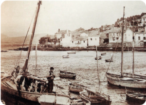 Porto de Carril cara 1925 (www.revistaesmas.com)